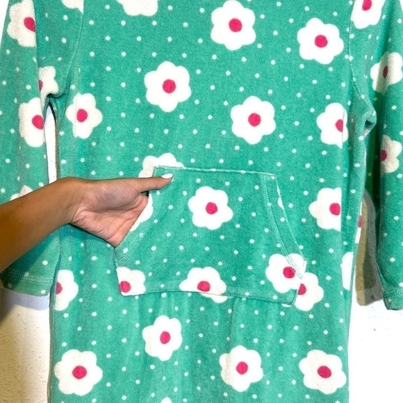 Mini Boden Floral Print Hooded Swim Cover Up Size 7-8Y Kids - Picture 7 of 13